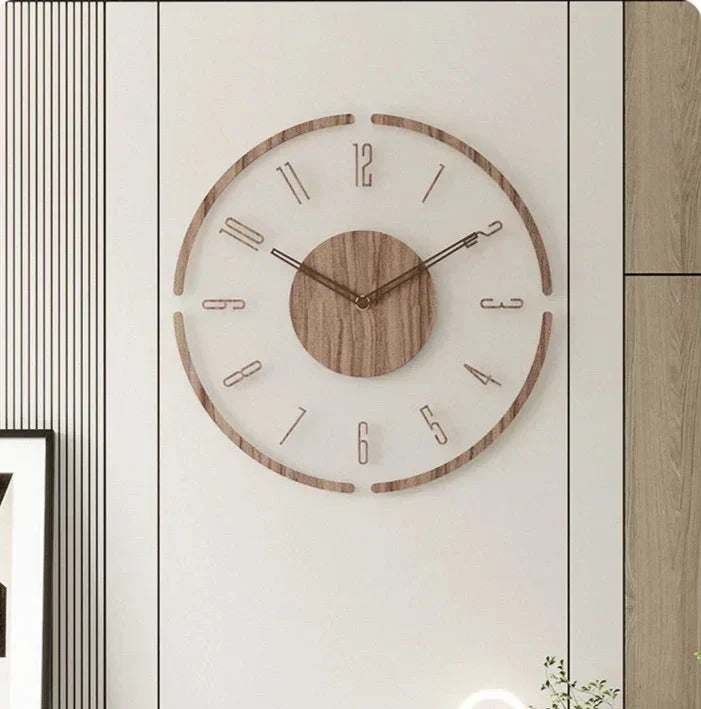 Relógio de parede simples FashionableClock — design elegante, mostrador minimalista