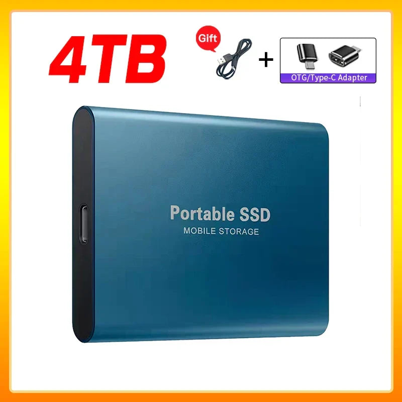 Przenośny zewnętrzny dysk SSD FANHUN T5 — dyski 1TB 2TB USB 3.1