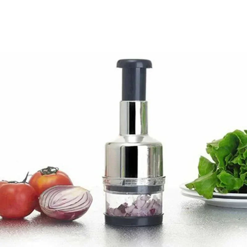 Picadora manual de verduras de alta resistencia - diseño portátil y robusto