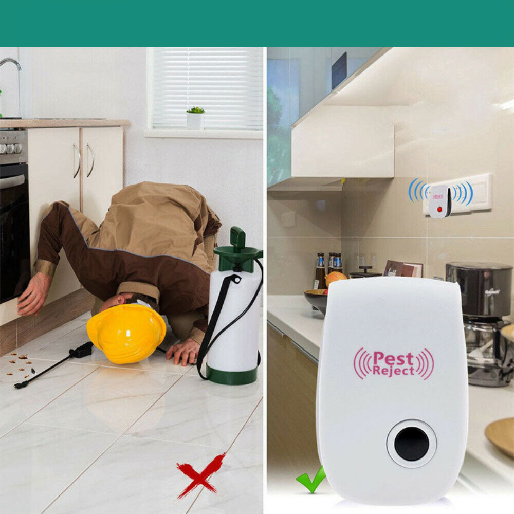Ultrasonic Mouse Repeller — Chemical-Free Electronic Pest Deterrent for Rodents, Bats & Insects