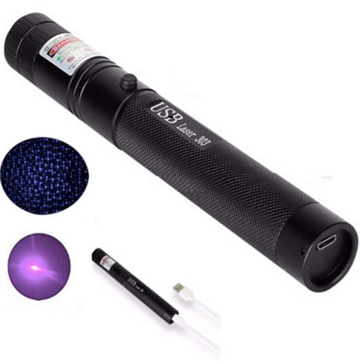 Zelara-Power laserpekare 303 — USB-uppladdningsbar högeffekts synlig laser