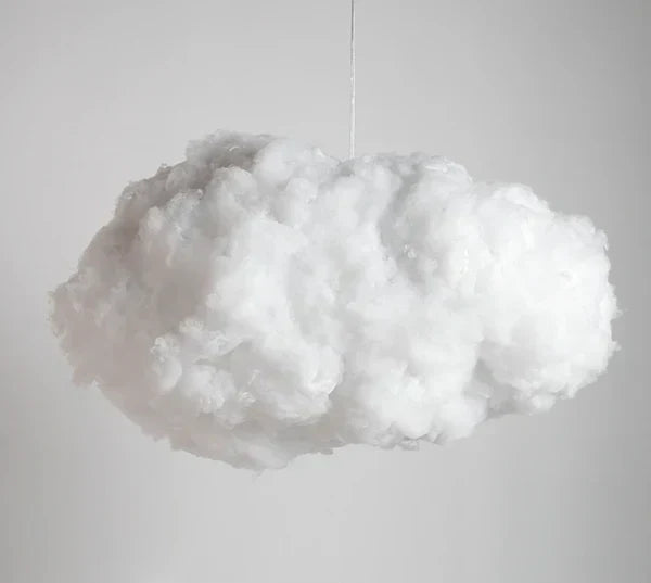 مصباح Dreamy Cloud — مصنوع من الحديد والقطن، قاعدة E27، أسود أو ذهبي