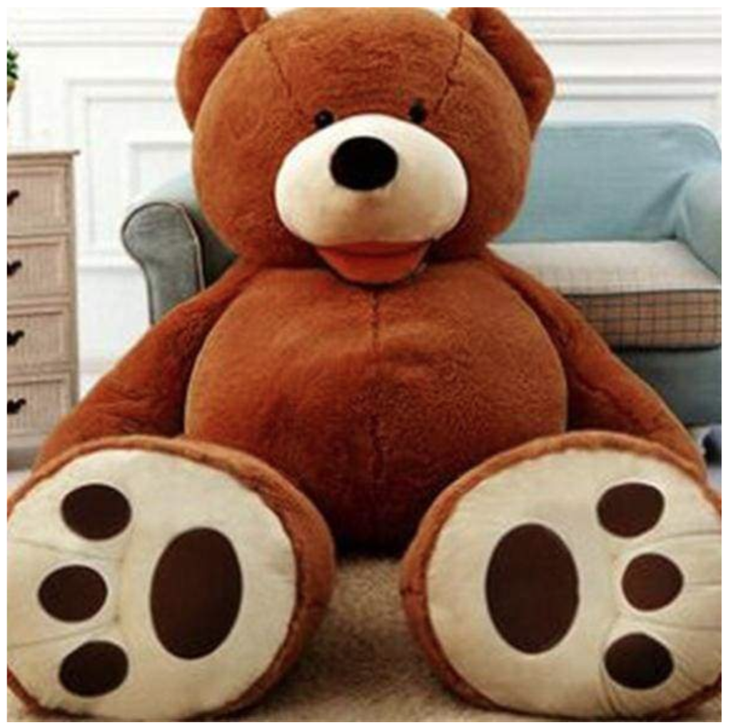 Oversized aanpasbare teddybeer