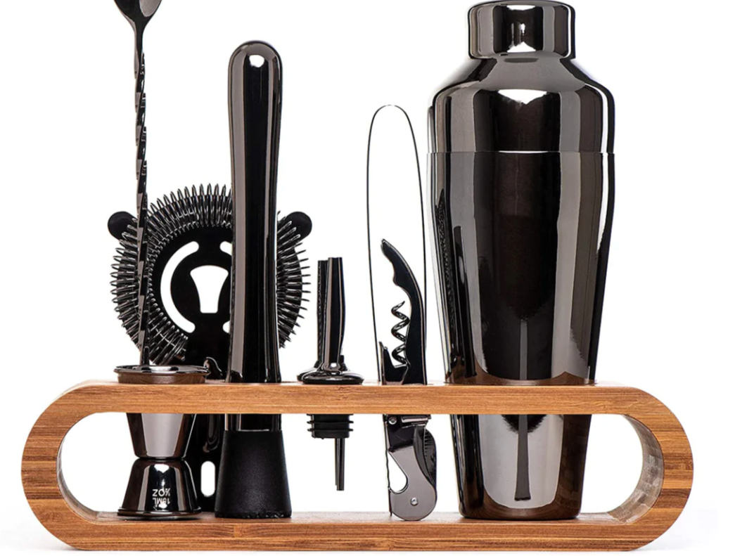Metalen bartenderset - complete cocktailmixset