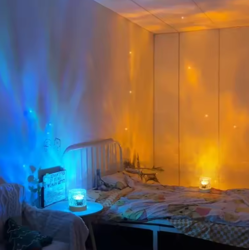 Wireless LED Mood Light — Portable Design, Remote Control