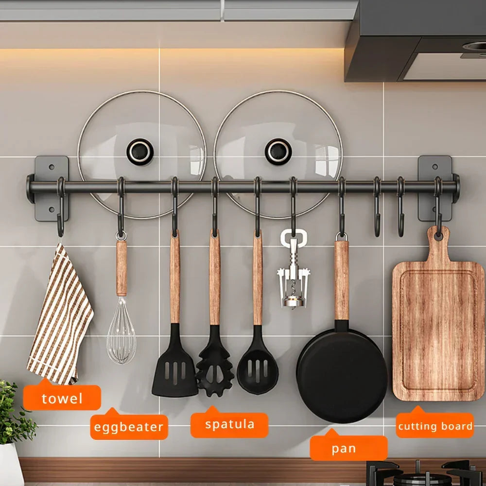 Steely Wall-Mounted Kitchen Corner Rack