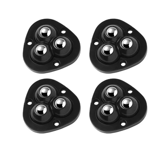 Self-Adhesive Swivel Furniture Casters — Heavy-Duty Rolling Base