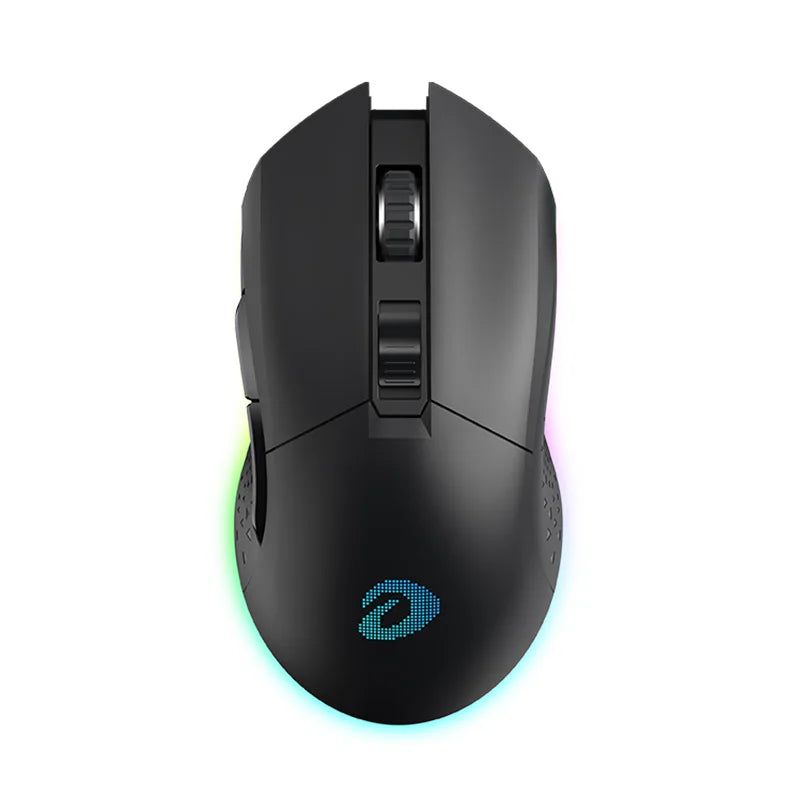 DAREU EM901X Ασύρματο ποντίκι gaming διπλής λειτουργίας με RGB — 10000 DPI, 6 κουμπιά