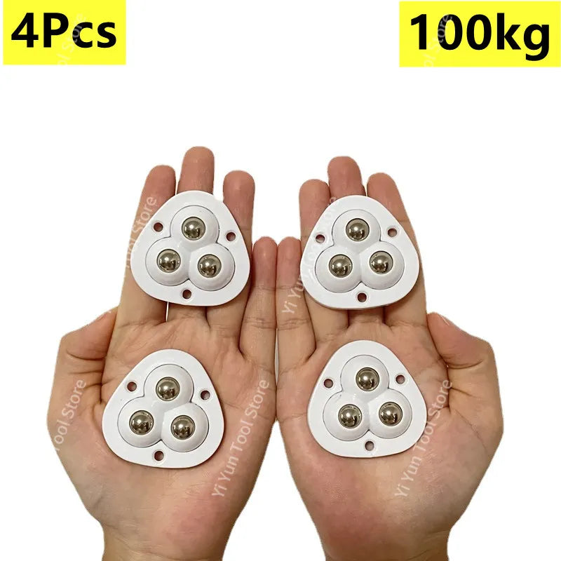 Self-Adhesive Swivel Furniture Casters — Heavy-Duty Rolling Base