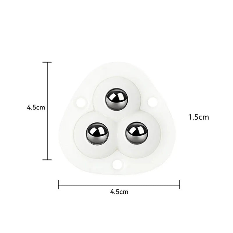 Self-Adhesive Swivel Furniture Casters — Heavy-Duty Rolling Base