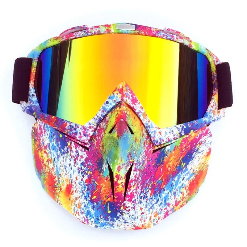 Celotvářová maska a brýle Snow Ninja