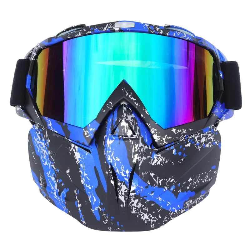 Celotvářová maska a brýle Snow Ninja