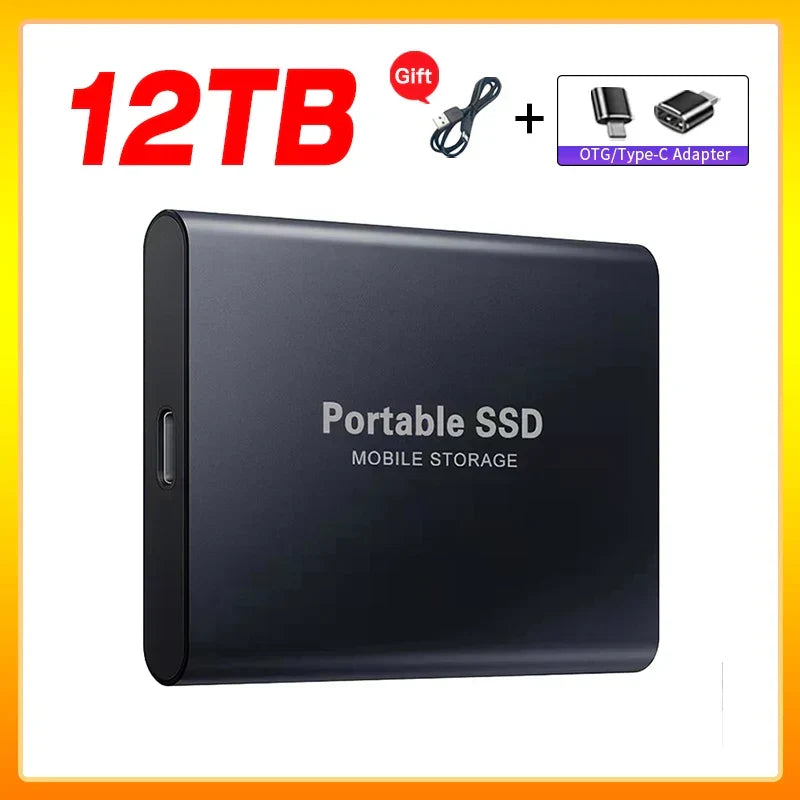 Przenośny zewnętrzny dysk SSD FANHUN T5 — dyski 1TB 2TB USB 3.1