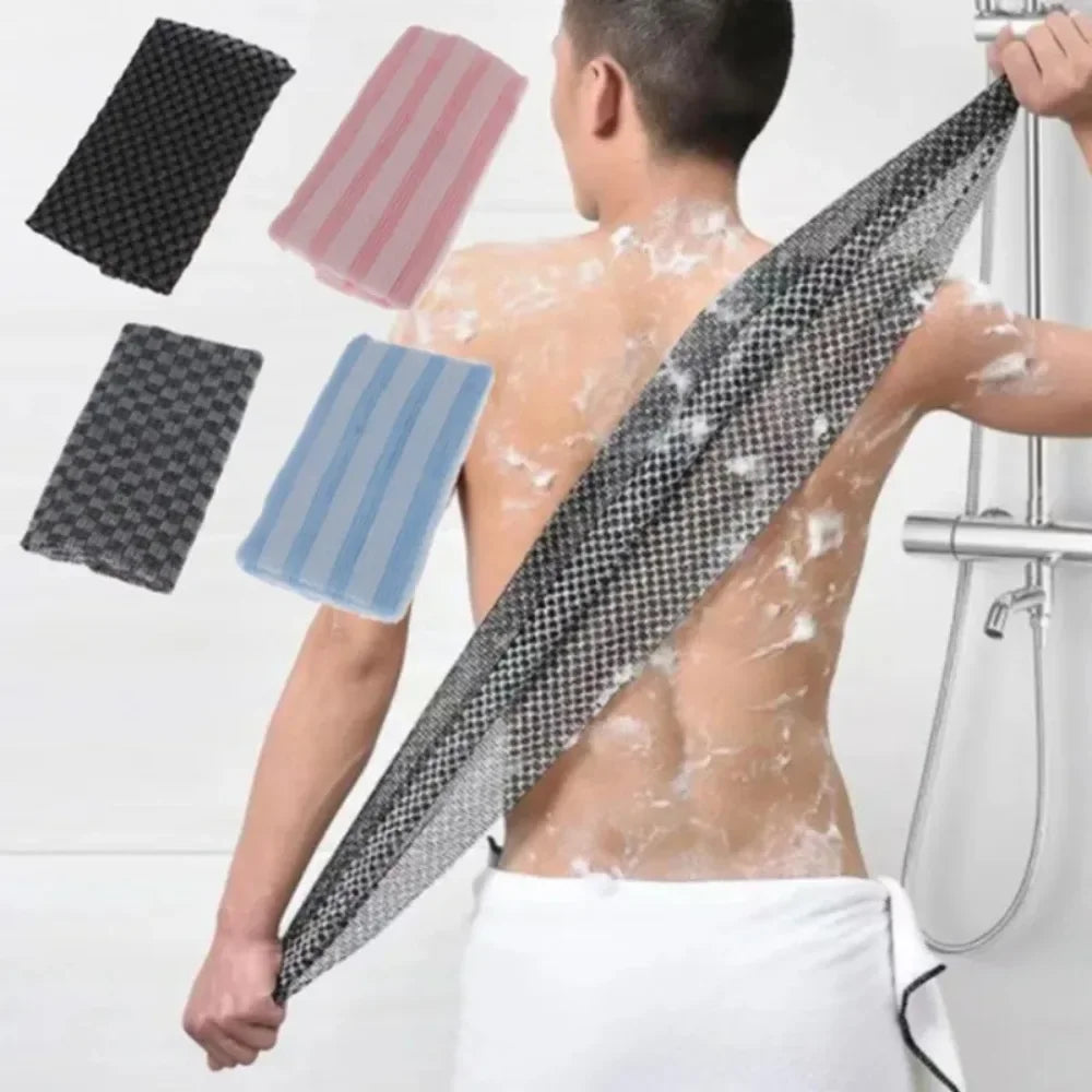 Esponja exfoliante de ducha con textura en espiral
