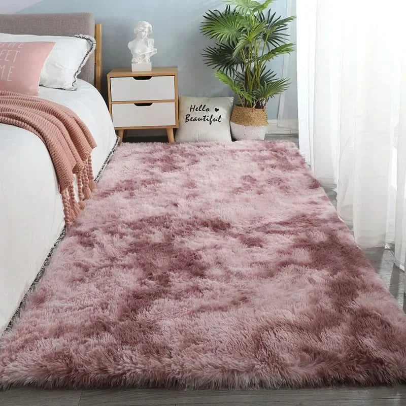 CozyPlush luksustæppe i kunstig pels med lange fibre