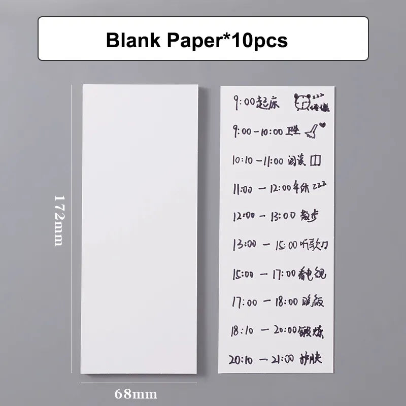 Reusable Plastic Memo Board — My Chores Checklist Daily Planner for Kids