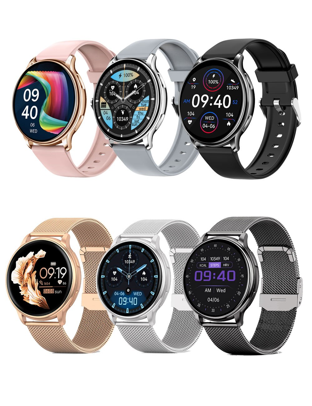 Chytré hodinky SmartPulse — pokročilý soubor funkcí pro sledování zdraví, moderní stylové provedení