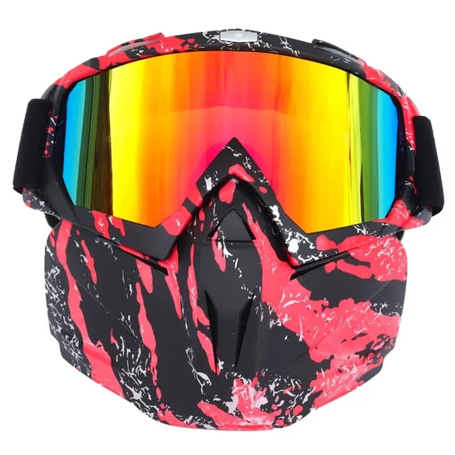 Celotvářová maska a brýle Snow Ninja