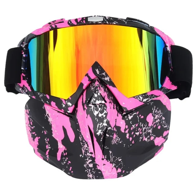 Celotvářová maska a brýle Snow Ninja