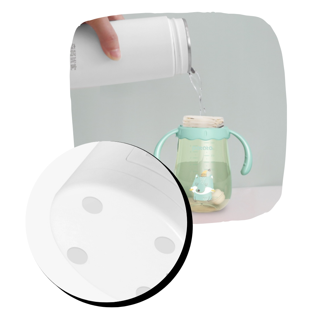 Bouilloire portable de 400 ml — Conception à double paroi isolante