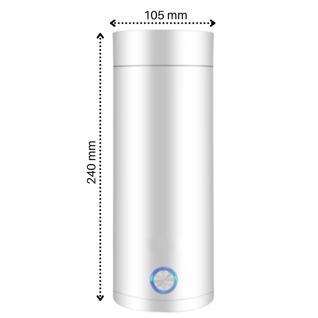 Bouilloire portable de 400 ml — Conception à double paroi isolante
