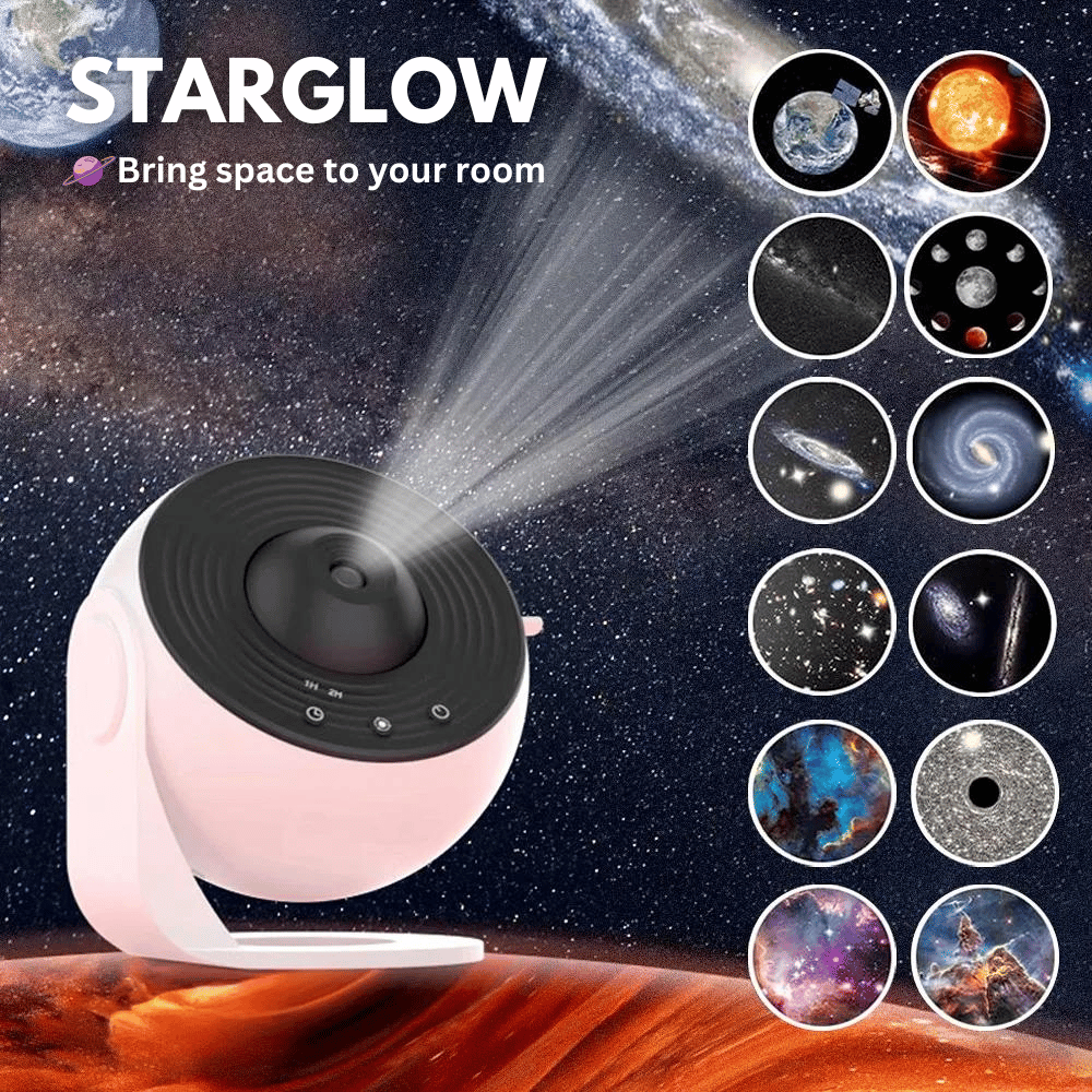 Proiector de planetariu 360° — setări reglabile pentru luminozitate și culoare
