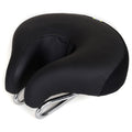 Noseless Mountain Bike Seat — Thick Soft Padding, Black, 20x18cm