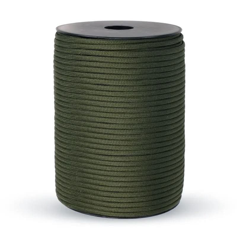 100 m 军用伞绳 — 承重能力 550 lb，9 股芯