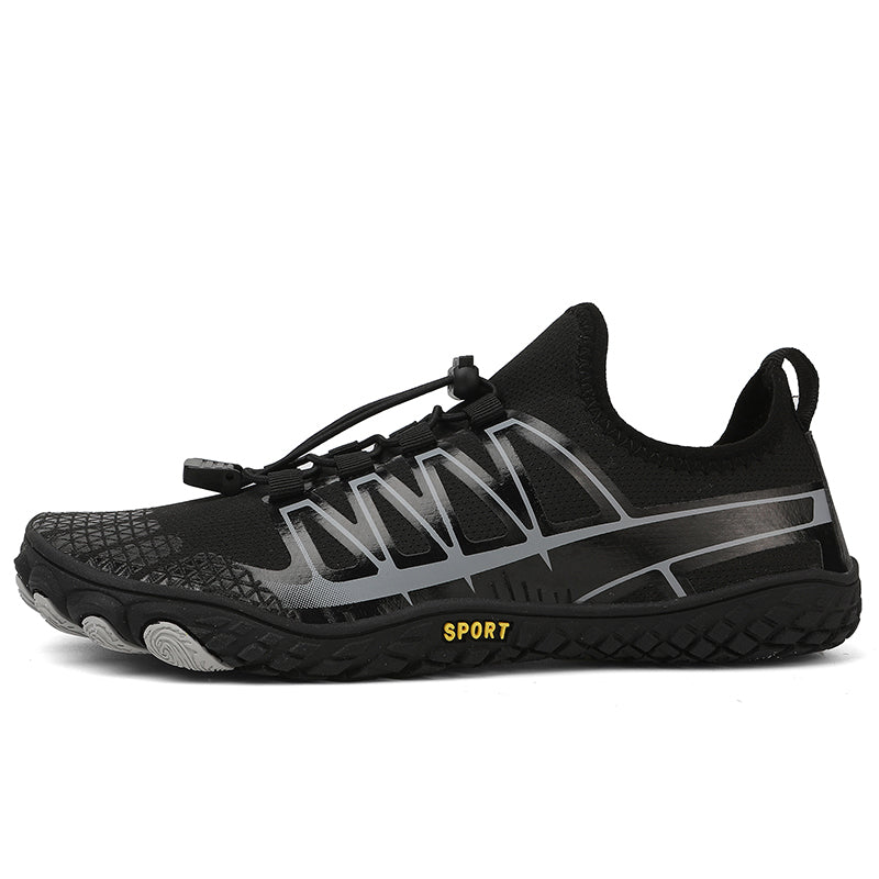 Runner Pro barbeintsko – flat 4 mm såle, bakkekontakt, store størrelser