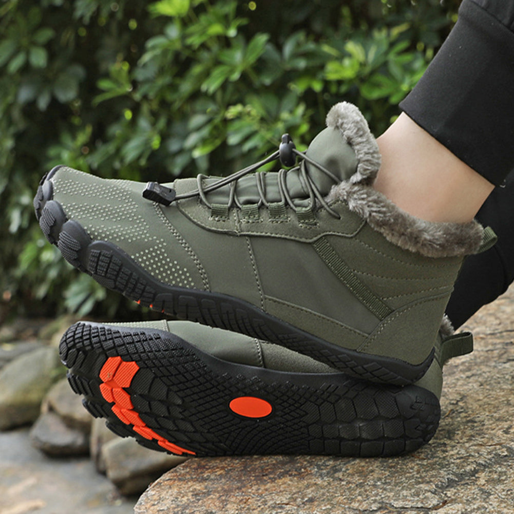 Snowpiercer Winter Barefoot Footwear — Fleece-Lined Interior, Ultra-Soft Sole