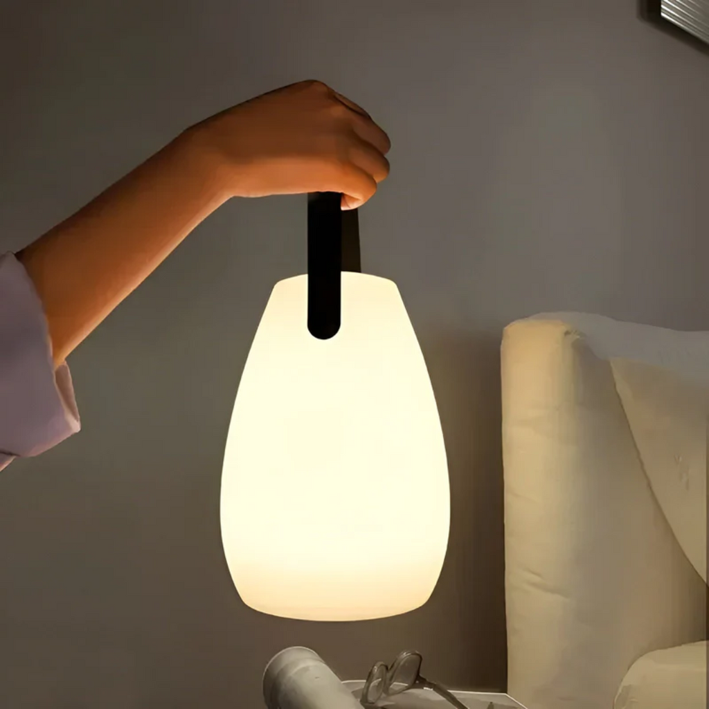 Bærbar vandtæt trådløs lampe — stemningslys med farveskift