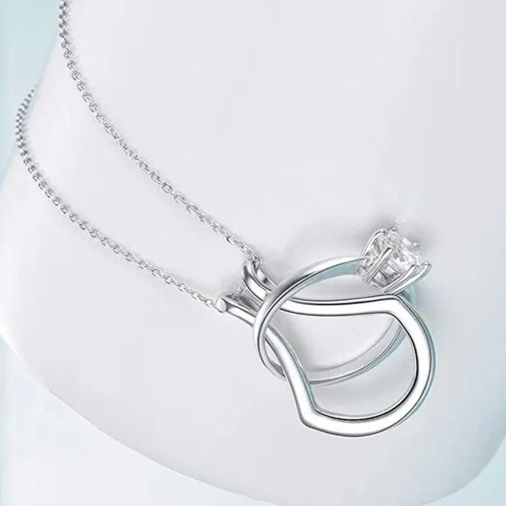 Elegante beschermende ringhouder en veilige displayaccessoire