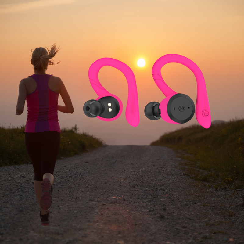 BE1032 Waterproof Wireless Sports Earbuds – 20 Hours Playtime