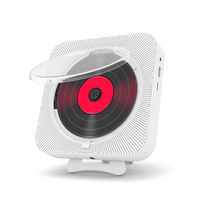 Przenośny odtwarzacz CD — dźwięk Bluetooth, wejście USB, radio FM, biały