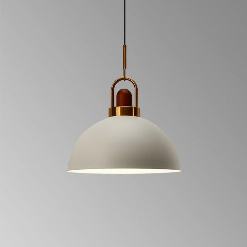 Lámpara LED de techo de madera Nordic Single Macaron | boxzora