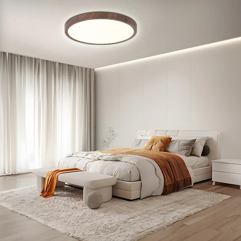 Tenké kruhové stropní světlo — nastavitelná nastavení LED, moderní minimalistický design