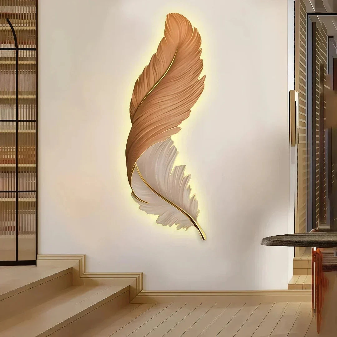 Moderne dimbare led-wandlamp in veerstijl voor hal | boxzora