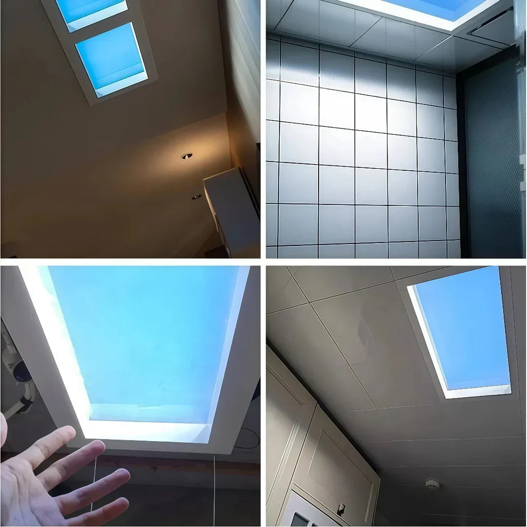 Plafonnier moderne Sky à intensité réglable pour le salon | boxzora