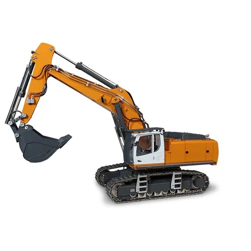 Excavator hidraulic la scară 1/14 G308H — construcție integrală din metal, RTR