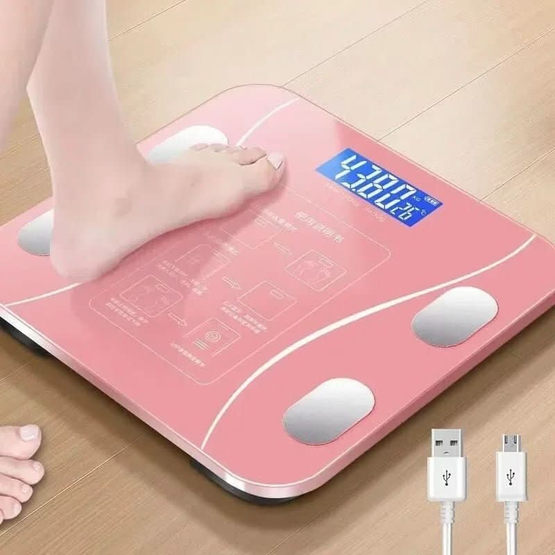 Intelligent kroppsanalysskala ansluten till app