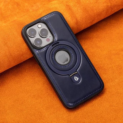 Niewidoczne etui na iPhone'a z magnetycznym uchwytem pierścieniowym