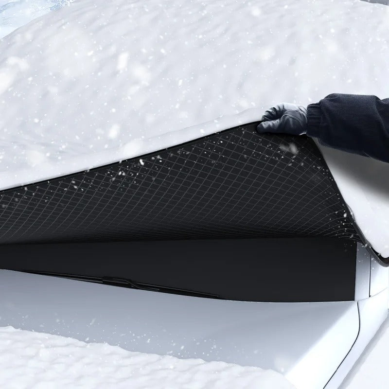 Cubierta magnética duradera y compacta para parabrisas de automóvil — Base magnética segura