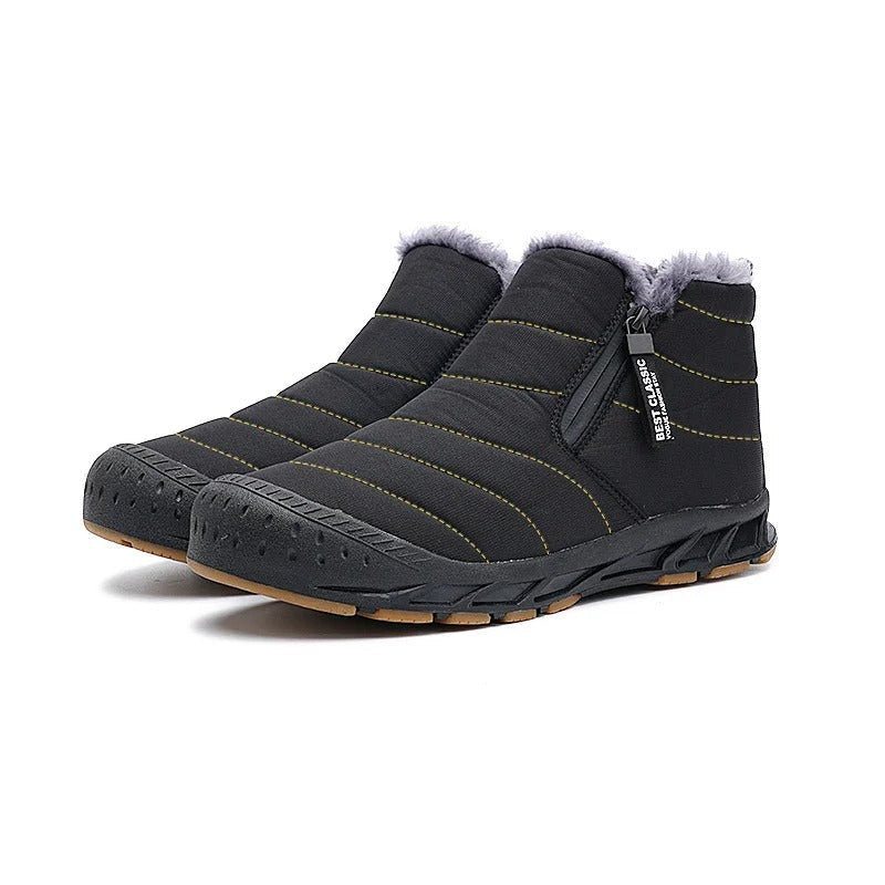 Winter Insulated Barefoot Shoes — 100% Waterproof Construction and Cozy Fleece Lining