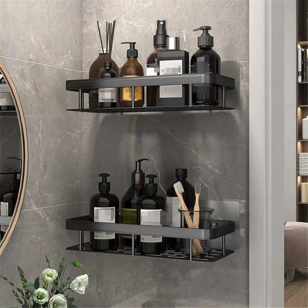 NordicShelf Αυτοκόλλητο ράφι τοίχου — Τοποθέτηση χωρίς τρύπημα