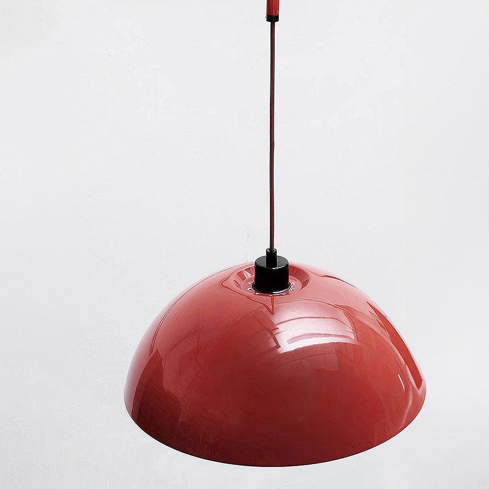 Nordisk kreativ rød vegglampe med svingarm til stuen | boxzora