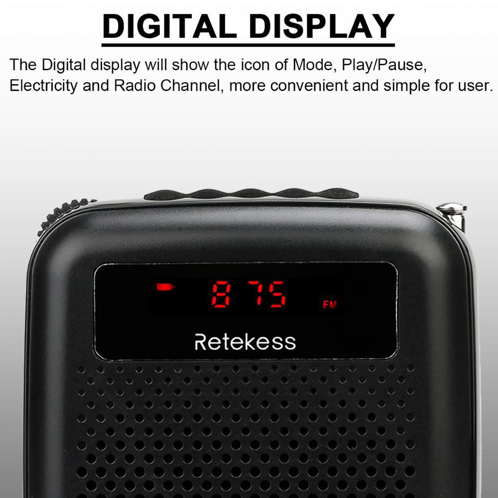 Portable Voice Amplifier Speaker — Audio Recording, Music Playback, Compact Design