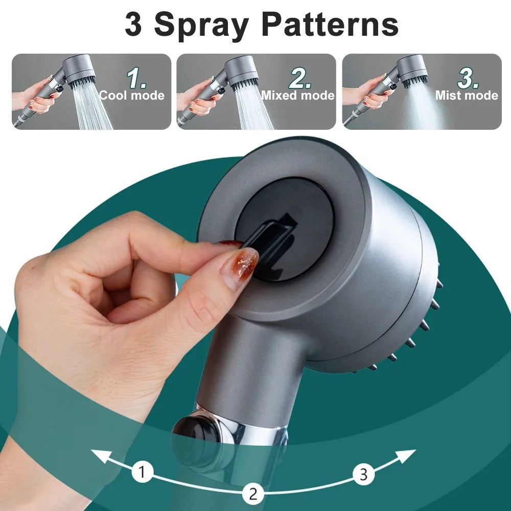 PowerSpray zuhanyfej – megnövelt nyomásrendszer, 200%-os teljesítménykapacitás