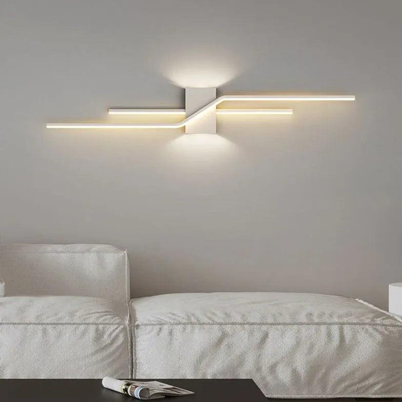Moderne lineære LED-vegglamper innendørs | boxzora