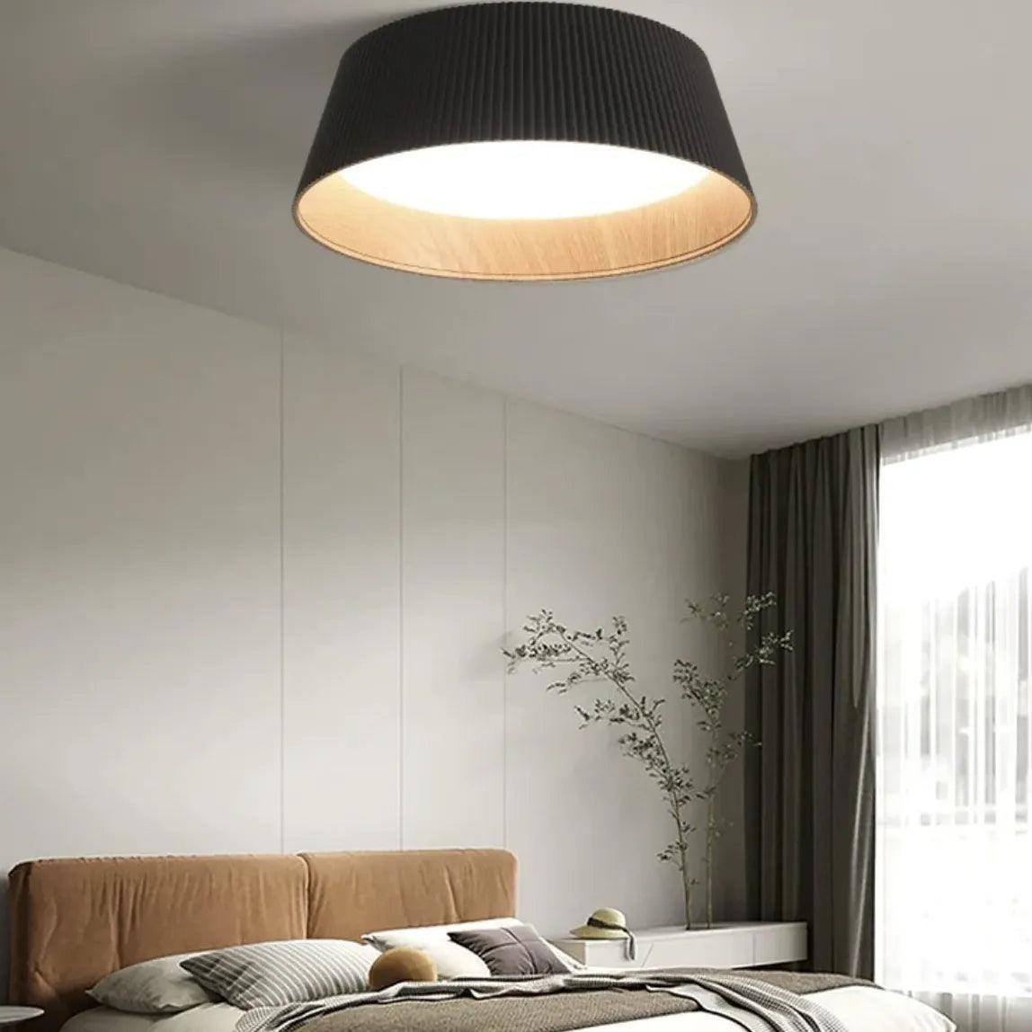 Lámparas de techo LED nórdicas redondas para dormitorio | boxzora