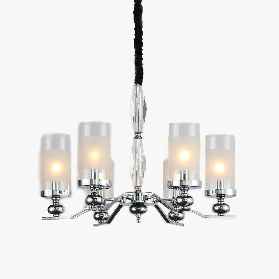 Moderne vegglamper i jern og glass med lysestakedesign til stuen | boxzora